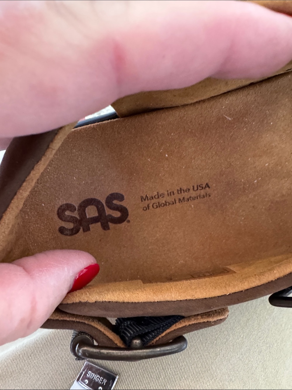 SAS 8 suede sandals - Picture 3 of 6
